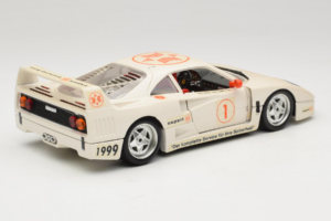 Ferrari F40 #1 Expert Hvid 1987 Bburago 1:18 3332-W2 Metal — billede 3 af 8