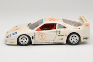 Ferrari F40 #1 Expert Hvid 1987 Bburago 1:18 3332-W2 Metal — billede 4 af 8