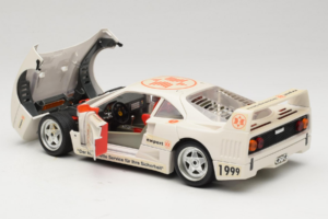 Ferrari F40 #1 Expert Hvid 1987 Bburago 1:18 3332-W2 Metal — billede 5 af 8