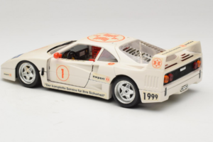 Ferrari F40 #1 Expert Hvid 1987 Bburago 1:18 3332-W2 Metal — billede 7 af 8