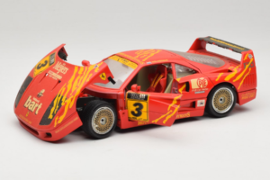 Ferrari F40 #3 F. Kroymans Ferrari Imports Kroymans BBS Wheels Rød 1987 Bburago 1:18 3032-H1 Metal — billede 2 af 8