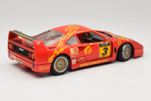 Ferrari F40 #3 F. Kroymans Ferrari Imports Kroymans BBS Wheels Rød 1987 Bburago 1:18 3032-H1 Metal — billede 3 af 8