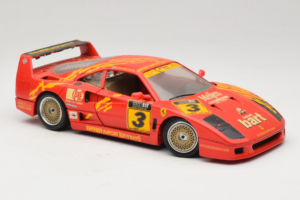 Ferrari F40 #3 F. Kroymans Ferrari Imports Kroymans BBS Wheels Rød 1987 Bburago 1:18 3032-H1 Metal — billede 6 af 8
