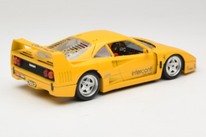 Ferrari F40 Interconti Car HiFi Gul Bburago 1:18 3032-I1 Metal — billede 3 af 8