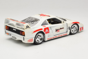 Ferrari F40 Kart-o-Mania Hvid Bburago 1:18 3332-W3 Metal — billede 3 af 8