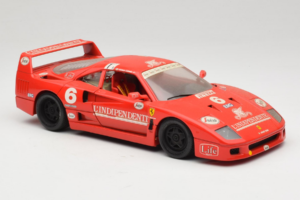 Ferrari F40 #6 V. Colombo L'Indipendente Rød 1987 Bburago 1:18 3032-L1 Metal — billede 6 af 8