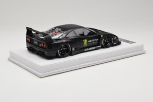 Ferrari F40 LB Works Monster Energy Matt Black BBA 1:18 REMC026 Resin — billede 3 af 7
