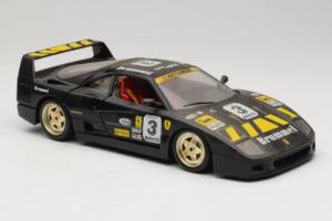 Ferrari F40 Magneti Marelli #3 Sort Bburago 1:18 3022-B1 Metal — billede 6 af 8
