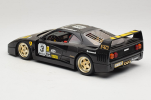 Ferrari F40 Magneti Marelli #3 Sort Bburago 1:18 3022-B1 Metal — billede 7 af 8