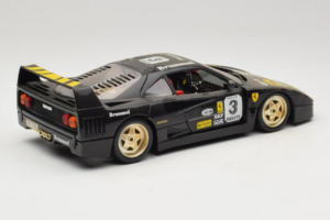 Ferrari F40 Magneti Marelli #3 Sort Bburago 1:18 3022-B1 Metal — billede 3 af 8