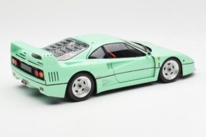 Ferrari F40 Mintgrøn Kyosho 1:18 08416MG Metal — billede 4 af 10