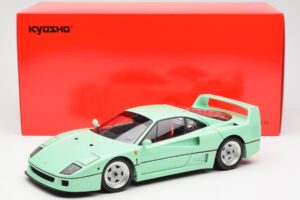 Ferrari F40 Mintgrøn Kyosho 1:18 08416MG Metal — billede 10 af 10