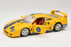 Ferrari F40 #1 Gul Bauer Begrænset Udgave 100 stk Bburago 1:18 BSR001 Metal — billede 2 af 8