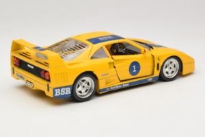 Ferrari F40 #1 Gul Bauer Begrænset Udgave 100 stk Bburago 1:18 BSR001 Metal — billede 3 af 8