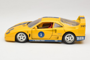 Ferrari F40 #1 Gul Bauer Begrænset Udgave 100 stk Bburago 1:18 BSR001 Metal — billede 4 af 8