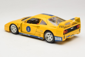 Ferrari F40 #1 Gul Bauer Begrænset Udgave 100 stk Bburago 1:18 BSR001 Metal — billede 7 af 8