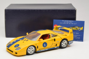 Ferrari F40 #1 Gul Bauer Begrænset Udgave 100 stk Bburago 1:18 BSR001 Metal — billede 8 af 8