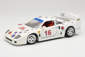 Ferrari F40 #16 Borsenmodells Hvid Limited Edition 333 pcs 1987 Bburago 1:18 3332-W1 Metal