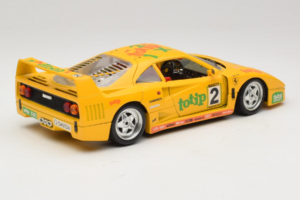 Ferrari F40 Totip Jolly Club #2 Gul Bburago 1:18 3332-Y1 Metal — billede 3 af 8