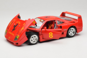 Ferrari F40 #8 Bevro International Rød 1987 Bburago 1:18 3332-P3 Metal — billede 2 af 8