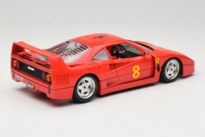 Ferrari F40 #8 Bevro International Rød 1987 Bburago 1:18 3332-P3 Metal — billede 3 af 8