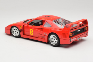 Ferrari F40 #8 Bevro International Rød 1987 Bburago 1:18 3332-P3 Metal — billede 7 af 8