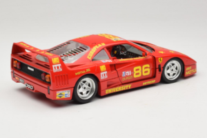 Ferrari F40 LM #86 Ch. Pozzi IMSA 24 Hours of Le Mans 1985 Rød Bburago 1:18 3332-P6 Metal — billede 3 af 8