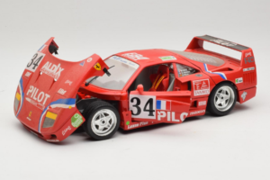 Ferrari F40 LM Pilot #34 Ferte / Thavenin / Palau 24 Hours of Le Mans 1995 Rød Bburago 1:18 3032-P3 Metal — billede 2 af 8
