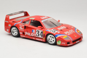 Ferrari F40 LM Pilot #34 Ferte / Thavenin / Palau 24 Hours of Le Mans 1995 Rød Bburago 1:18 3032-P3 Metal — billede 6 af 8