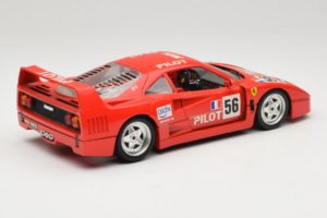 Ferrari F40 #56 Pilot Rød 1987 Bburago 1:18 3332-P2 Metal — billede 3 af 8