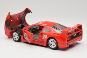 Ferrari F40 #56 Pilot Rød 1987 Bburago 1:18 3332-P2 Metal — billede 5 af 8