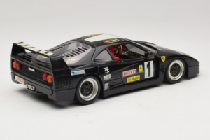 Ferrari F40 Pirelli Agip #1 Sort Bburago 1:18 3332-B1 Metal — billede 3 af 8