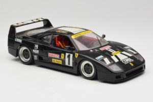 Ferrari F40 Pirelli Agip #1 Sort Bburago 1:18 3332-B1 Metal — billede 6 af 8