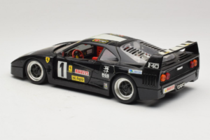 Ferrari F40 Pirelli Agip #1 Sort Bburago 1:18 3332-B1 Metal — billede 7 af 8