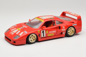 Ferrari F40 Pirelli Agip #1 Ferrari Club Italia Rød Bburago 1:18 3032-P2 Metal