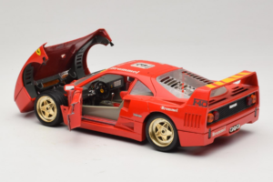 Ferrari F40 #3 Pirelli Rød 1987 Bburago 1:18 3332-P4 Metal — billede 5 af 8