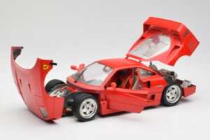 Ferrari F40 Rød Bburago 1:18 3032 Metal — billede 2 af 8