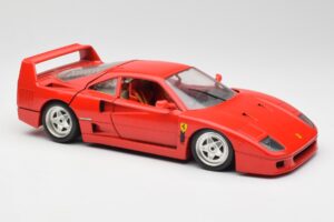 Ferrari F40 Rød Bburago 1:18 3032 Metal — billede 6 af 8