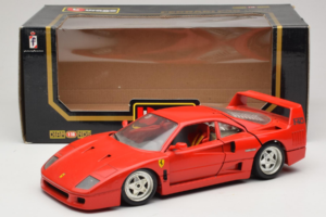 Ferrari F40 Rød Diamond Edition Bburago 1:18 3022-P1 Metal — billede 8 af 8
