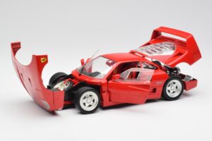 Ferrari F40 Rød Hot Wheels 1:18 23911 Metal — billede 2 af 8