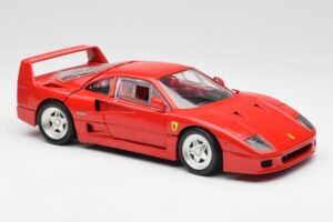 Ferrari F40 Rød Hot Wheels 1:18 23911 Metal — billede 6 af 8