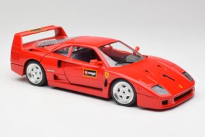 Ferrari F40 Rød Bburago 1:18 3332 Metal — billede 6 af 8