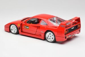 Ferrari F40 Rød Bburago 1:18 3332 Metal — billede 7 af 8