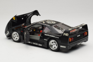 Ferrari F40 Seco #99 Lesseps / Charriol / Balandras Sort Bburago 1:18 3032-B3 Metal — billede 5 af 8