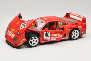 Ferrari F40 #40 T. Ohta / A. Reid Taisan Rød 1987 Bburago 1:18 3022-T1 Metal — billede 2 af 8