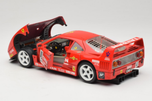 Ferrari F40 #40 T. Ohta / A. Reid Taisan Rød 1987 Bburago 1:18 3022-T1 Metal — billede 5 af 8