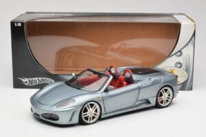 Ferrari F430 Spider Blue Metallic Hot Wheels 1:18 H3074 Metal — billede 8 af 8