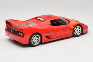 Ferrari F50 Braccio & Gotz M. Schumacher Signatur Udgave Bburago 1:18 MS Metal — billede 3 af 8