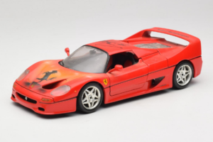Ferrari F50 Braccio & Gotz M. Schumacher Signatur Udgave Bburago 1:18 MS Metal