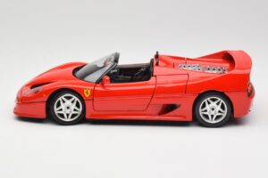 Ferrari F50 Cabriolet Rød Bburago 1:18 3352 Metal — billede 4 af 8